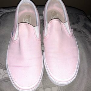 Light Pink Slip on Vans